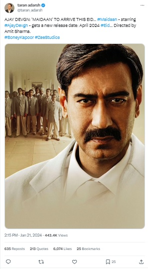 Maidaan Movie Release Date Maidaan Movie Release Date